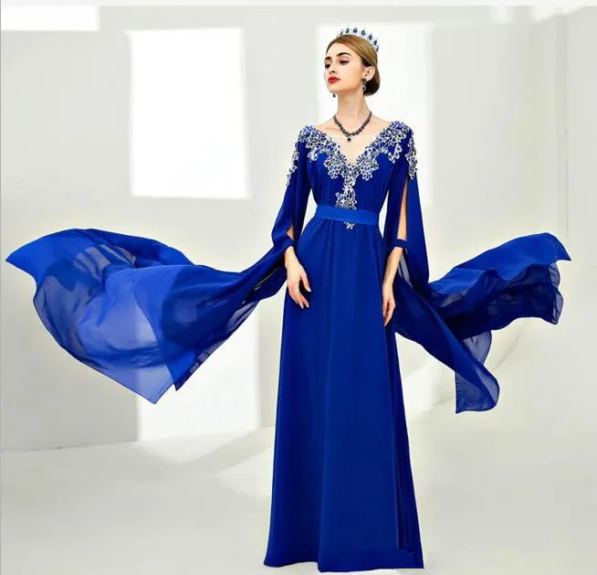 2018-royal-blue-red-v-neck-long-carpet-evening