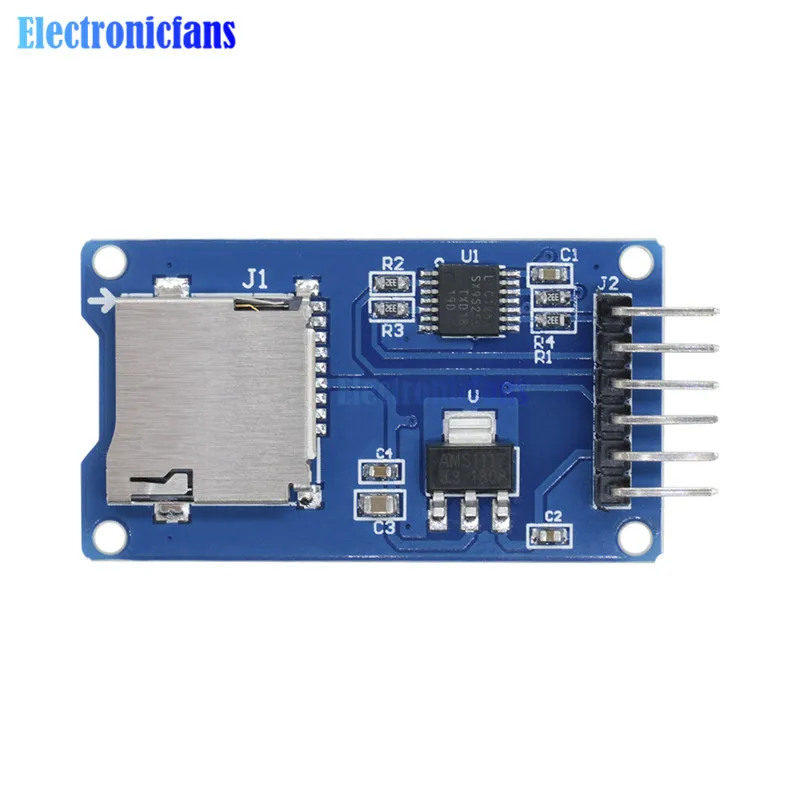 5 шт. Micro SD плата для хранения Mciro TF карта защитный модуль памяти SPI Arduino New DIY|spi module|spi