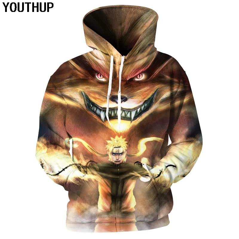 Nine tailed fox hoodie Clearance