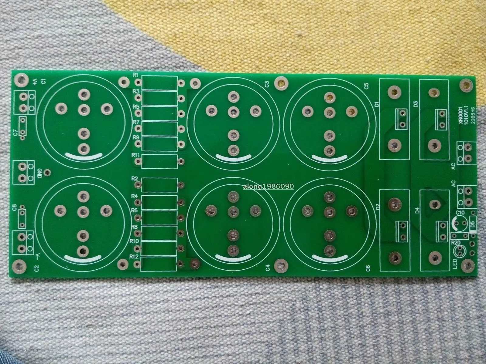 

ZEROZONE 1pcs CRC 6 Capacitors PASS Amplifier Power Supply Board PCB