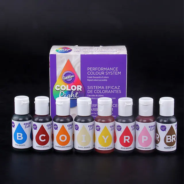 8pcs/set America Wilton Cake Cream Baking Food Pigment Concentrated ... 8pcs/set America Wilton Cake Cream Baking Food Pigment Concentrated ...