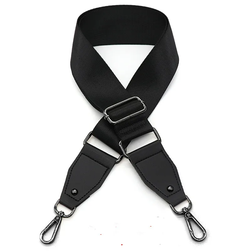 MEDADA Widened shoulder strap inclined bag fittings black nylon shoulder strap belt for bag 130cm
