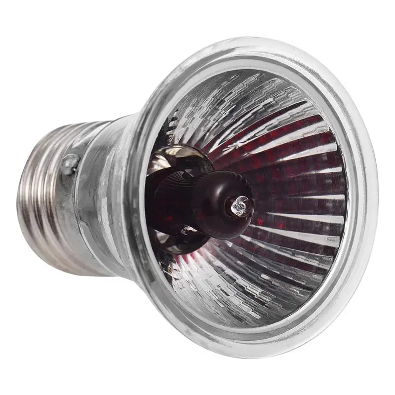 

Kaigelin Halogen Bulb E27 25W 50W 75W 100W Lamp Bulb Heating UVA UVB Reptile Basking Red Light Bulbs Lighting AC220-240V