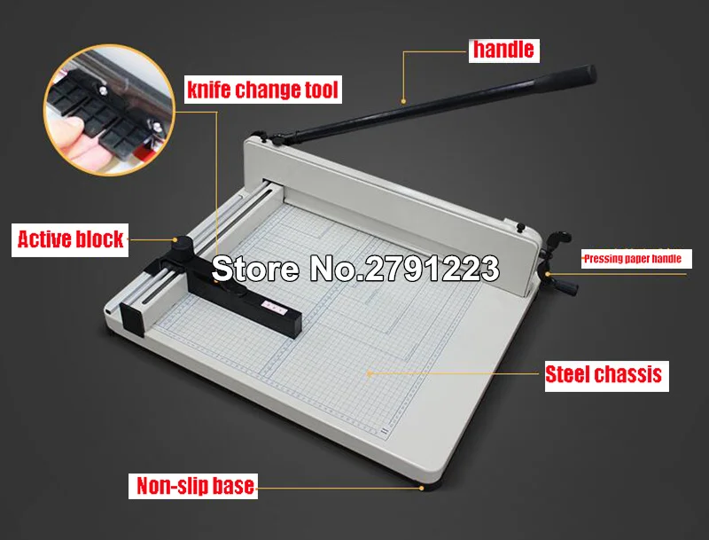 Heavy Duty Paper Cutter 17 A3 Size Stack Paper Trimmer Cutter Ream Paper  Cutting Machine Yg868 - Paper Trimmer - AliExpress