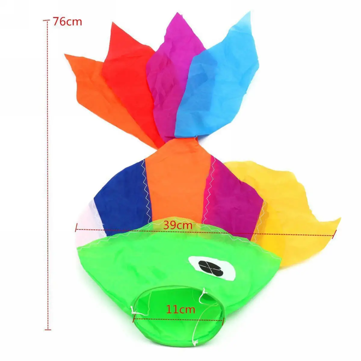 Rainbow Fish Windsock Streamer Kite Outdoor Sports Garden Tent Festival Flag New Colorful