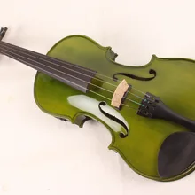 4-струнная 4/4 Новая электрическая акустическая скрипка темно-зеленый цвет#1-2541