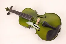 4-String 4/4 New Electric Acoustic Violin dark green color #1-2541#