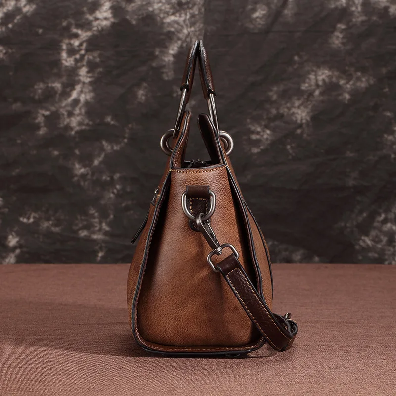 Высококачественная женская сумка-тоут из натуральной кожи с тиснением, сумка-мессенджер, сумка-тоут на плечо с цветочным рисунком в стиле ретро, женские сумки из натуральной кожи