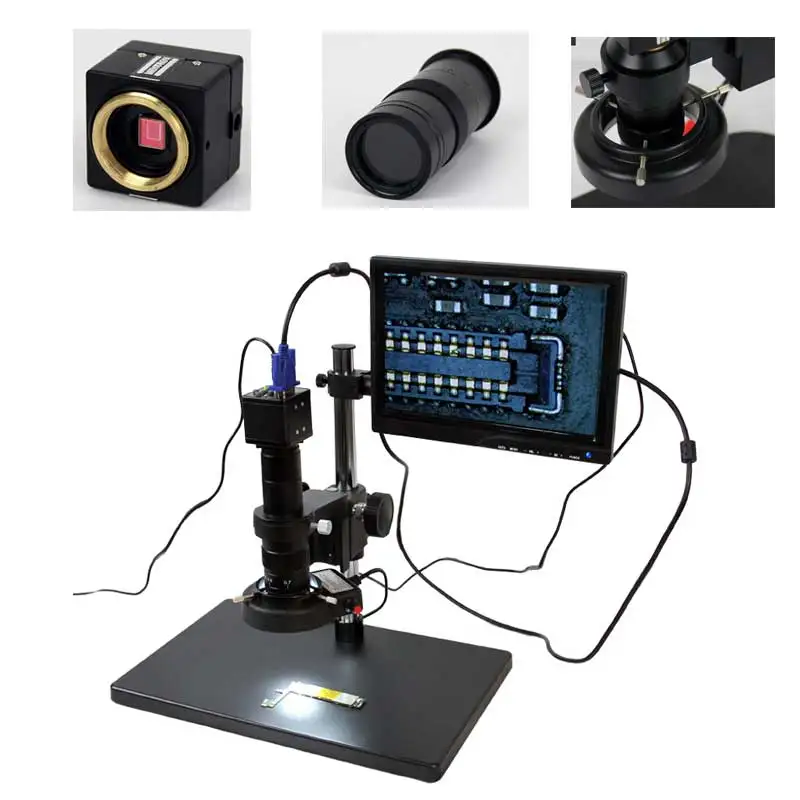  TBK-10A HD 180X Professional Microscope Electronic Display Amplification Magnifier for Iphone BGA C