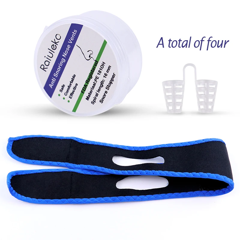 Health Care Anti Snore Nose Clip Aid Sleeping Apnea Strap Chin Corrector Anti-Snoring Device Breathe Aid Stop Snoring Instrument Health Care Anti Snore Nose Clip Aid Sleeping Apnea Strap Chin Corrector Anti-Snoring Device Breathe Aid Stop Snoring Instrument