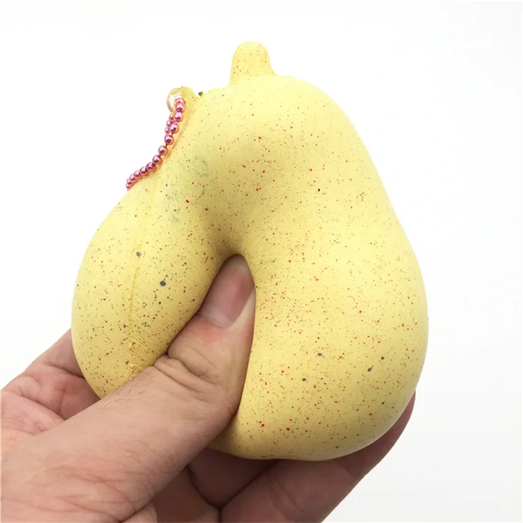 

pear Squishy Slow Rising Jumbo Soft Squeeze Phone Strap Bread Cake Fun Kid Toy Gift simulation fruit funny gadget squish toys