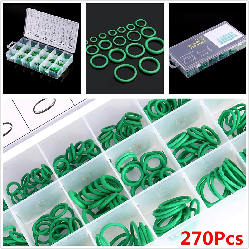 Набор уплотнительных колец для кондиционера и кондиционера для автомобиля HNBR, 270 шт