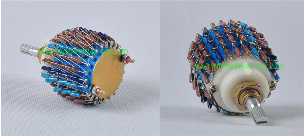 

1pc 4Pole 24Step DALE 4channel 4Way Attenuator Volume Pot 50K Fr Tube Amplifier