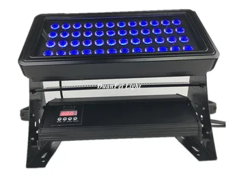 

1pcs +roadcase outdoor led city color wash lyre outdoor waterproof lighting 48x10w 4in1 led wall wash lyre