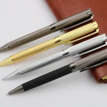 Пистолет серый плюшевый кожаный волнистый Золотой 0,7 перо металлическая шариковая ручка