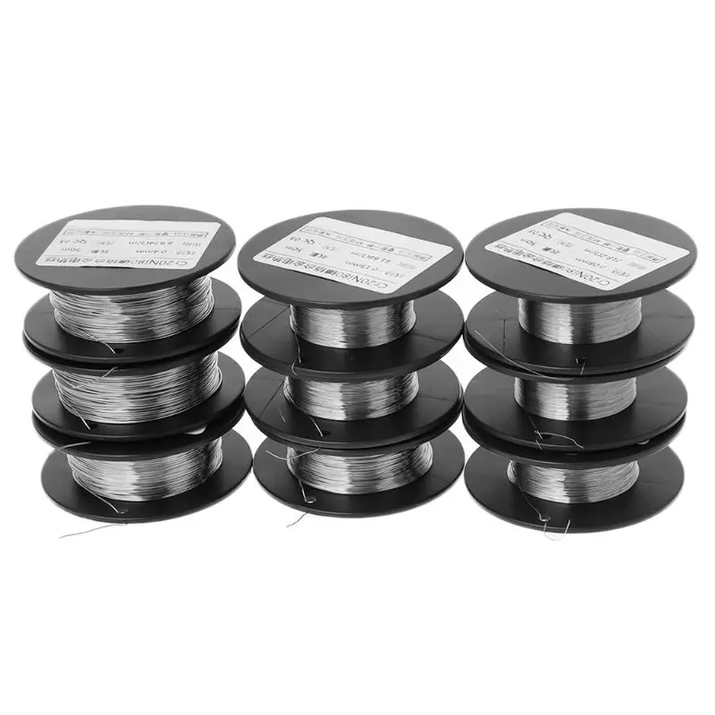 

Cr20Ni80 Nickel-chromium Alloy Wire 2080 Resistance Heating Wires 50m Heating Wire