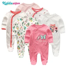 Детский комбинезон для новорожденных Menina Inverno, хлопковые пижамы-комбинезоны для новорожденных девочек, длинный комбинезон для маленьких мальчиков, новая одежда для мальчиков, От 0 до 1 года