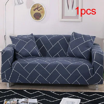Универсальный Эластичный чехол для дивана плотный чехол все включено Противоскользящий чехол для дивана эластичный диван вытирается полотенцем один/два/три/четыре-местный - Цвет: 12