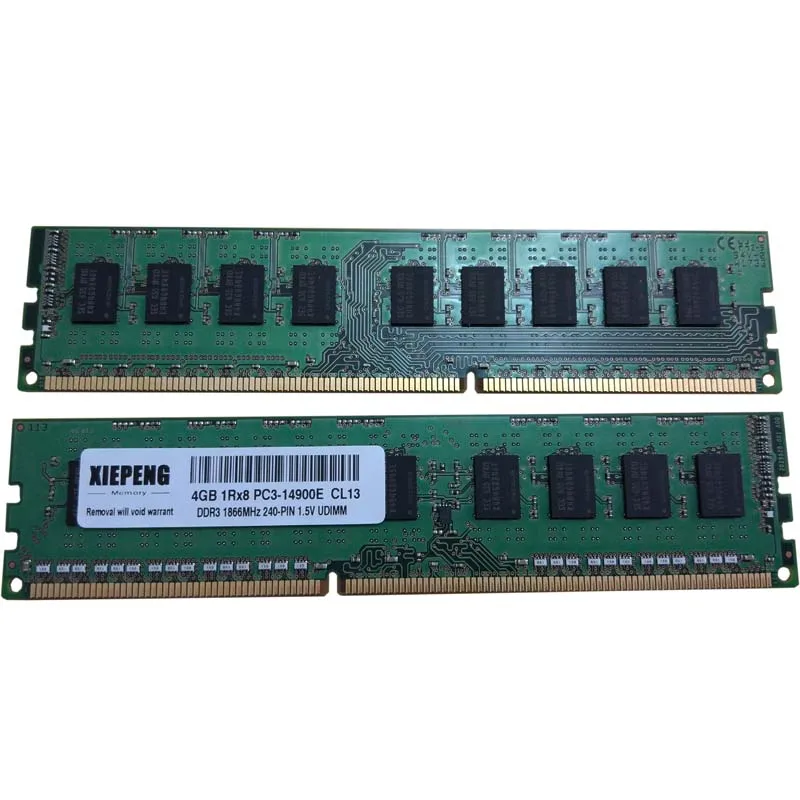 Серверная оперативная память 8 ГБ DDR3 1866 МГц 4 Гб 2Rx8 PC3 14900E 8G ECC 14900 Небуферизованная