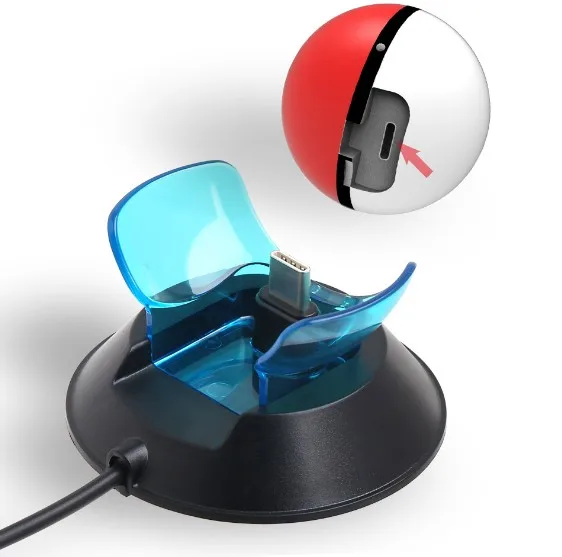 Poke Ball Plus зарядка стоячий стол планшет Подставка для зарядки Кронштейн type-C зарядное устройство кабель для nintendo Switch Poke Ball