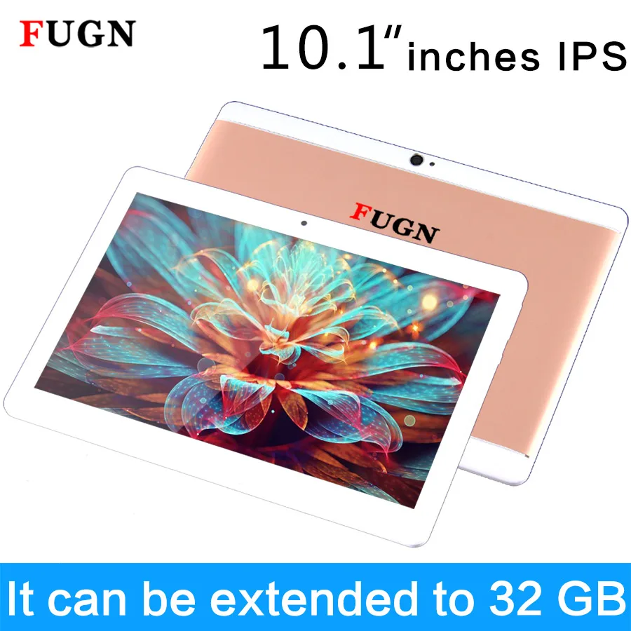 Fugn 10 дюймов Планшеты оригинальный 3G Телефонный звонок Android PC 4 ГБ 32 Dual SIM GPS Smart Мини