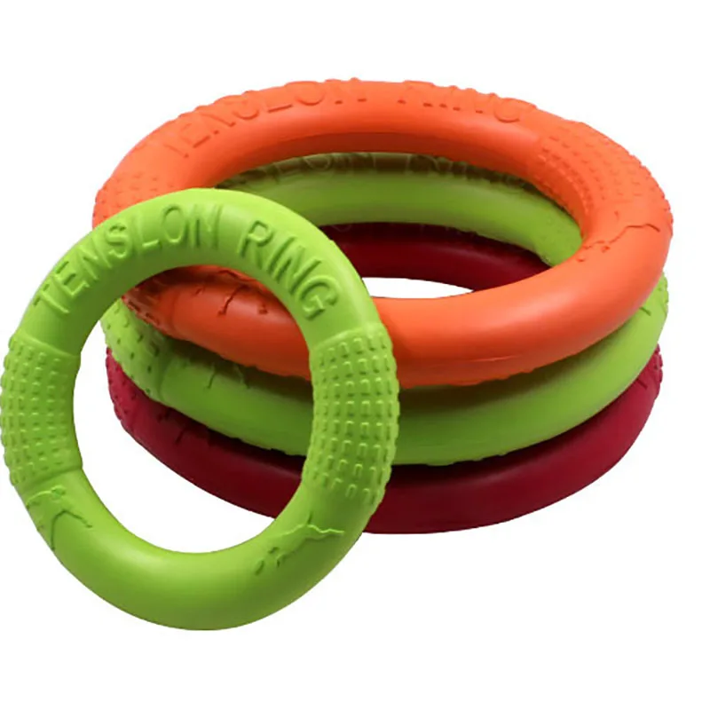 

2019 Dog Flying Discs Pet Training Ring Interactive Training Dog Toy Portable Outdoors Large Dog Toys Pet Products Motion Tools