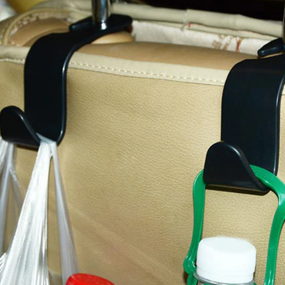 

Clips Car Seat Hook Auto Headrest Hanger Bag Holder for Car Bag Purse Cloth Grocery Storage Auto Fastener Accessries 1/2/3/4 PCS