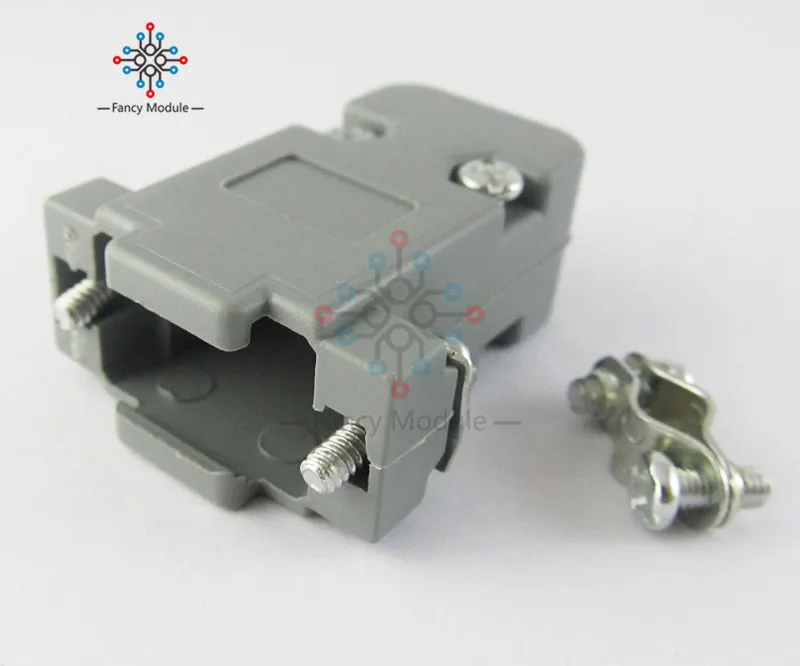 5 шт. серая пластиковая крышка D Sub DB9 9Pin для 9 контактного или 15 разъема|db9 connector|db9