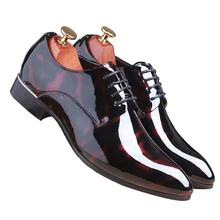 Sharp Leather Shoes Male England Chalaza Pearlite Layer Youth Korean Trend Hairstyle Designer Shoes TaoBao