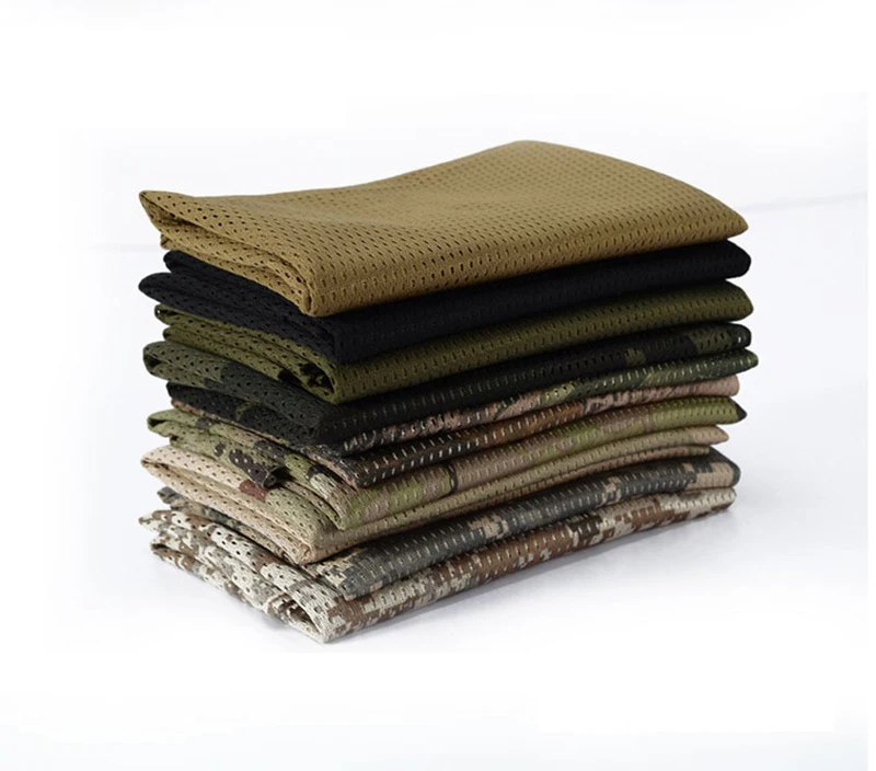 

Outdoor Camouflage Scarf Tactical Headscarf Outdoor Breathable Sunscreen Summer Net Scarf Hiking Camping Army Fans Wholesale