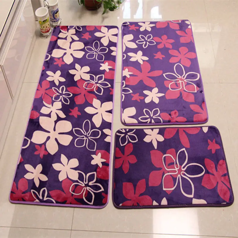 Günstig 3 stücke Badezimmer Mat Set, Anti slip Bath Teppich Stein Teppiche, Cartoon Bad Matten und Wc, tapis Salle de Bain, Teppich im Bad