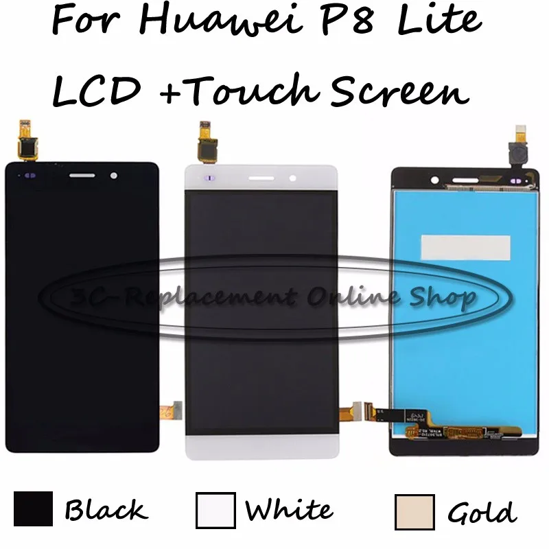 

For Huawei Ascend P8 Lite VA666 T18 0.45 ALE-L04 L21 TL00 L23 CL00 L02 UL00 LCD Display + Digitizer Touch Screen Assembly