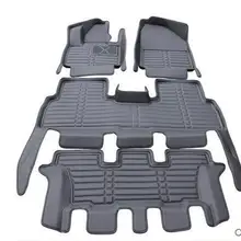 Высококачественные коврики! Специальные автомобильные коврики для Ford Explorer 7 мест водонепроницаемые автомобильные ковры для Explorer-2011