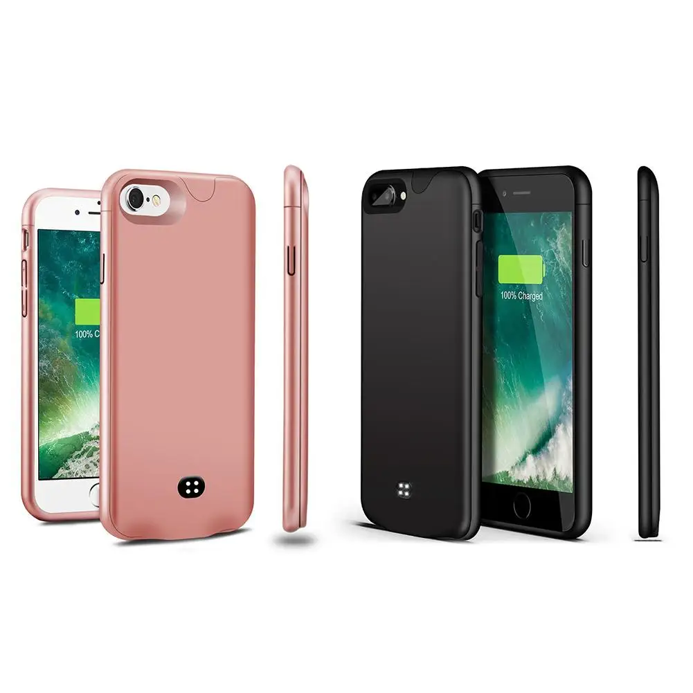 

Ultra Thin 4200mAh External Portable Backup Battery Wireless Unicorn Charger Case With Back Clip Protection For iPhone7 8 8Plus