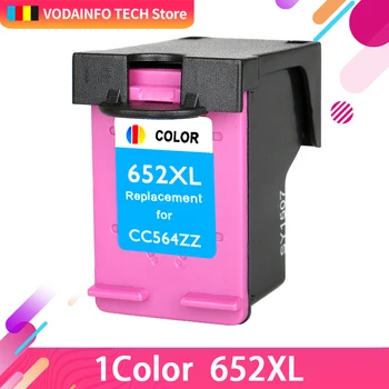 

QSYRAINBOW 1color 652XL Ink Cartridge Replacement for HP652 For HP 652 Cartridges Deskjet 1118 2138 3635 3636 3638 Printer
