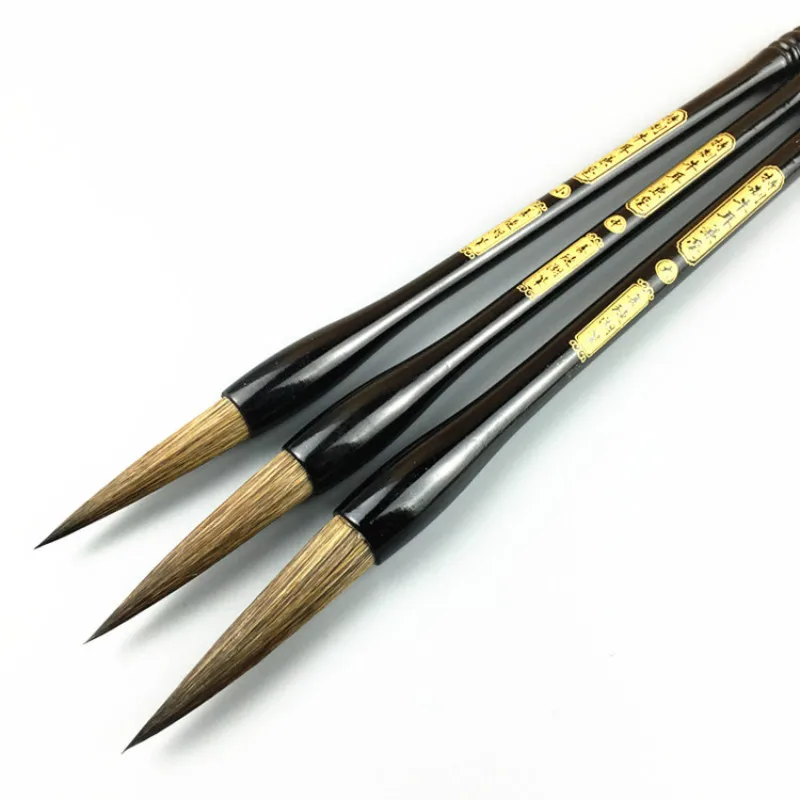 Высококачественная Китайская традиционная ручка-кисть для каллиграфии коровья Шерсть набор кистей для письма смешанные кисти для рисования подарочный набор в коробке Papeleria