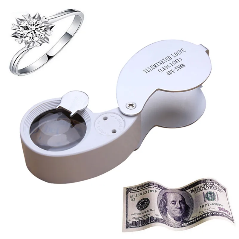 Hot Sale Mini Triplet Jeweler Eye Loupe Magnifier Magnifying Glass