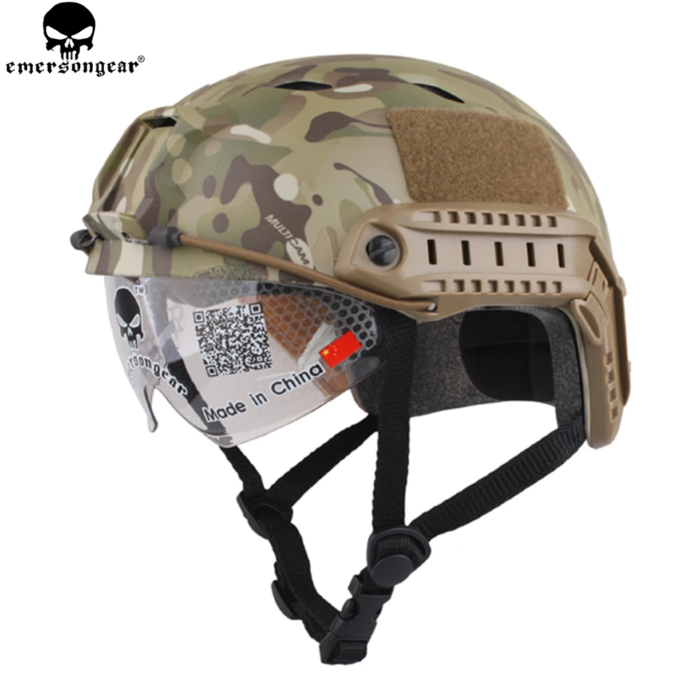 EMERSON Helmet FAST Helmet with Protective Goggle BJ Type Helmet for