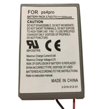 PS4 Pro тонкая батарея 2000 mAh батарея+ зарядный кабель для беспроводного контроллера sony литий-ионная литиевая Зарядка Замена батарей