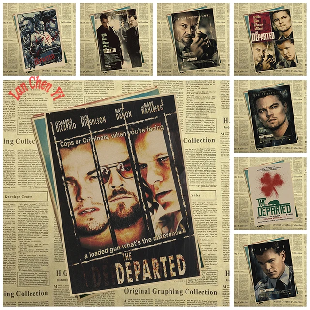 Best Price Multiple awards Classic Movie The Departed Matte Kraft Paper Poster Office Gift Room Dining Home Decor wall sticker Design Best Price Multiple awards Classic Movie The Departed Matte Kraft Paper Poster Office Gift Room Dining Home Decor wall sticker Design