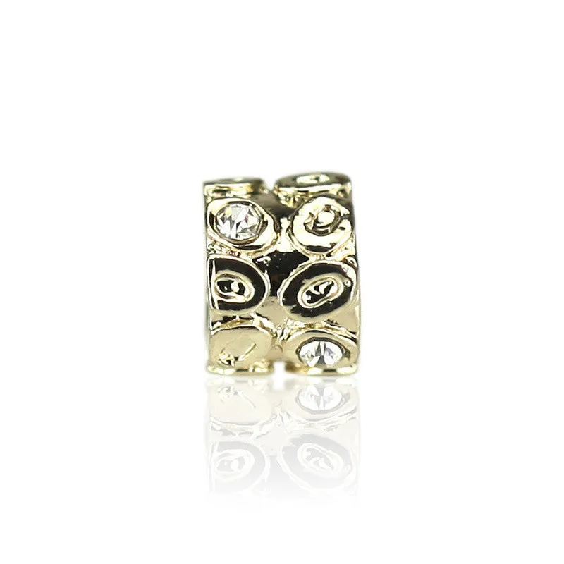 Big Hole European Charms Beads DIY Jewelry Making Bracelet Bangle Metal Loose Spacer Bead Tone Handmade Fashion Jewely Accessory | Украшения