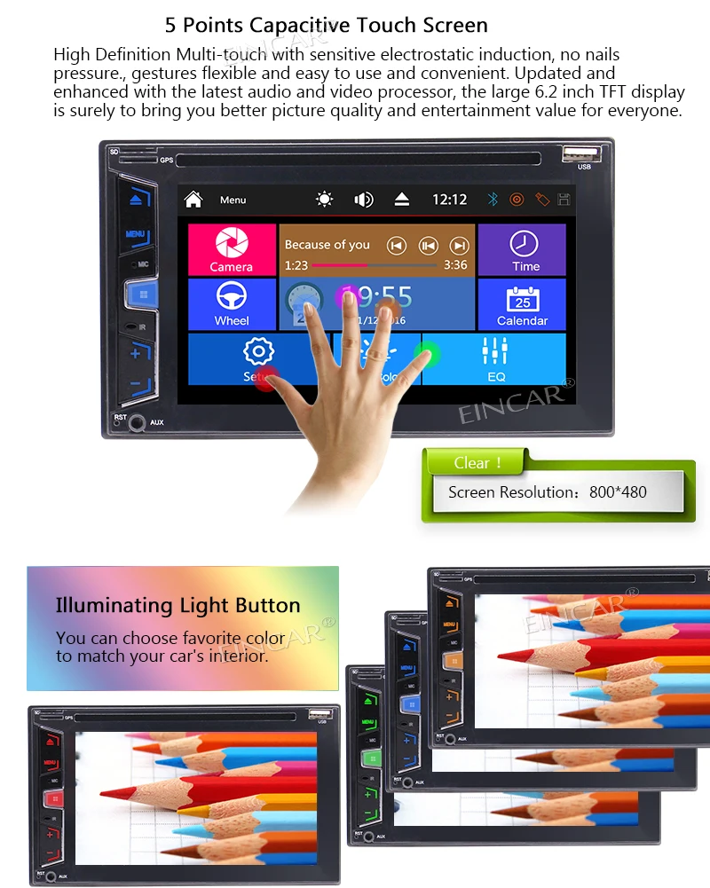 Cheap 6.2" Double Din Car Stereo DVD CD Player Car Bluetooth Autoradio GPS Navigation SWC FM/AM RDS Radio USB/TF 1080P Video Cam-In 2 Cheap 6.2" Double Din Car Stereo DVD CD Player Car Bluetooth Autoradio GPS Navigation SWC FM/AM RDS Radio USB/TF 1080P Video Cam-In 2
