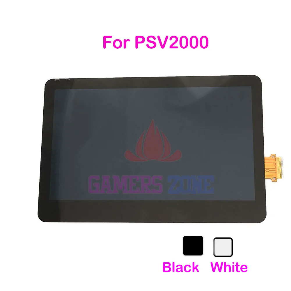 

6PCS White Black Replacement LCD Screen For PSV2000 LCD Display Panel For For Psvita PSV 2000