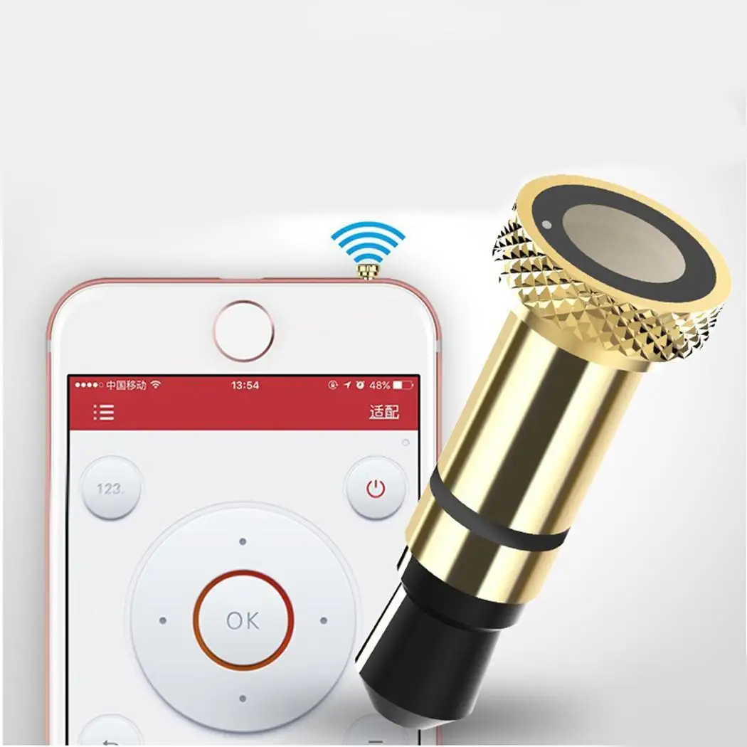 

Smart Control Receiver Remote Wireless Control Dust Plug Infrared Mini For Android and Ios Phones