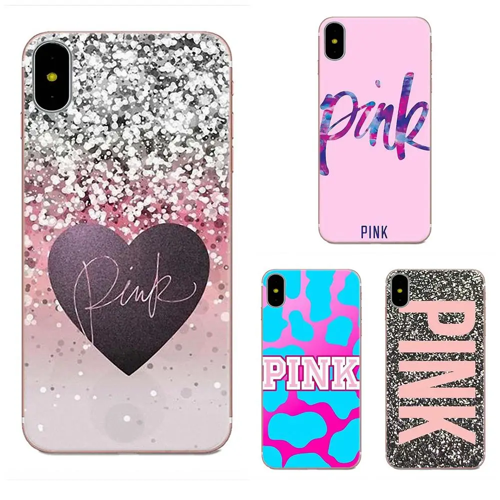 

For Galaxy A3 A5 A7 On5 On7 2015 2016 2017 Grand Alpha G850 Core2 Prime S2 I9082 TPU Skin Paintin Victoria Pink Secret Fashion