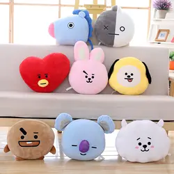 1 шт Поп БТС Bangtan мальчики кавайная Подушка плюшевая игрушечная Подушка TATA COOKY CHIMMY SHOOKY подарок для детей мягкие Поклонники кукол подарок