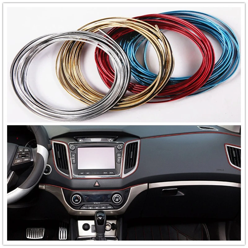 5m Car Styling Interior Decoration Strips Auto Accessories For Land Rover Lr4 Lr3 Range Rover Evoque Defender Discovery - Interior Mouldings - AliExpress