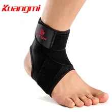 Kuangmi 1 шт. Регулируемый напорный бандаж для поддержки лодыжки для мужчин и wo для мужчин фиксатор лодыжки для бега баскетбола
