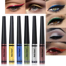 Music Flower брендовая блестящая жидкая подводка для глаз водостойкая стойкий макияж Осветляющий блеск подводка для глаз Карандаш косметическая ручка