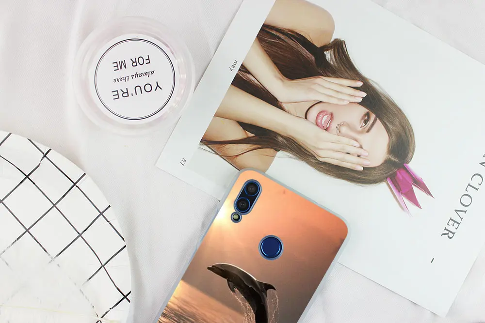 Мягкий силиконовый чехол с милым дельфином для Huawei Honor 30 20 10 9 Lite 30pro 20pro 30s 10i 9a 8a